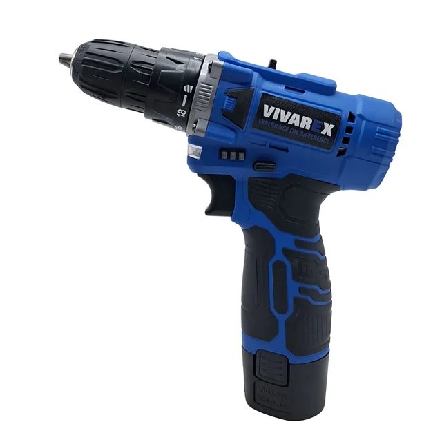 دریل پیچ گوشتی شارژی صنعتی 10 میلی متری 12 ولت ویوارکس مدل VR1215V_ 2B کد 16 102305382